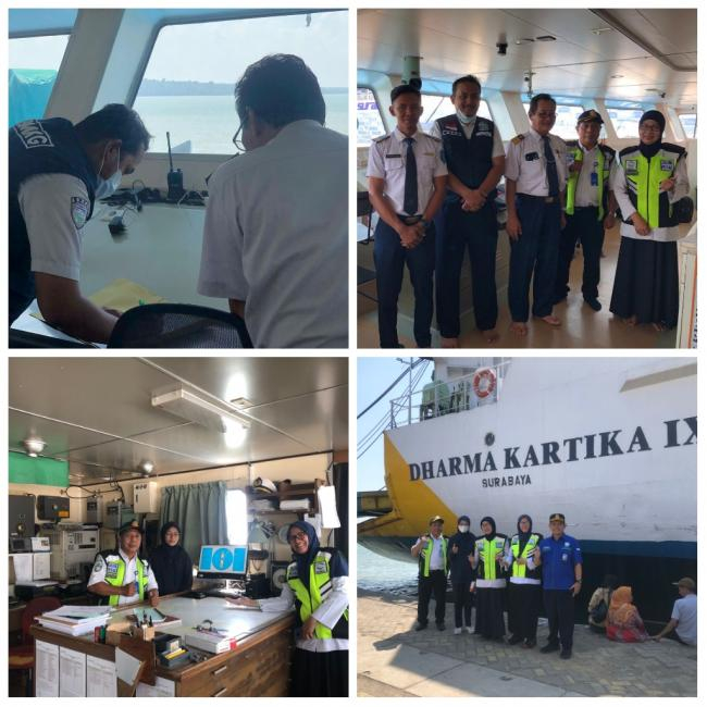 Kegiatan PMO dan Pengecekan VAWS oleh Tim Forecaster dan Teknisi BMKG Tanjung Perak